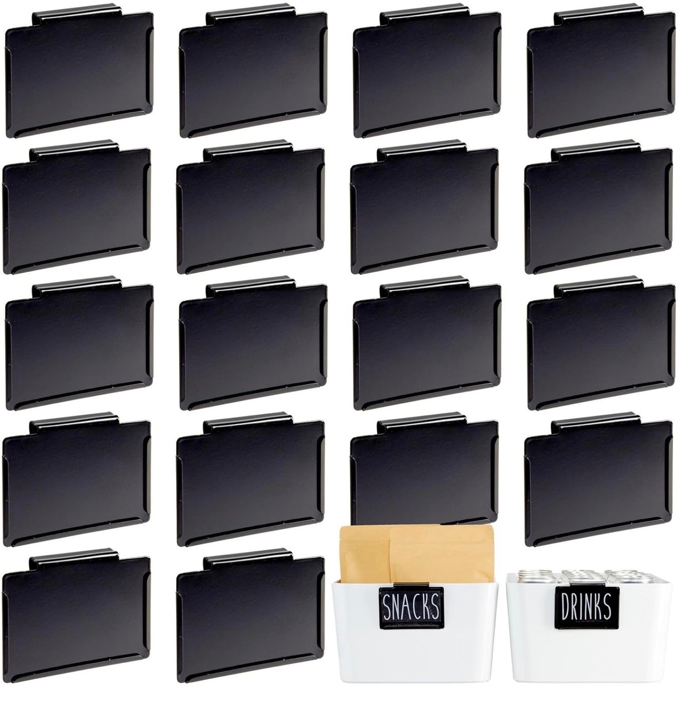 Elegant Organization: Elevate your storage efficiency with Talented Kitchen's black metal bin labels, designed to seamlessly integrate into your home decor.

#LTKFamily #LTKHome