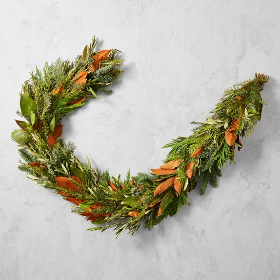 Jeff Leatham Parisian Christmas Classic Garland, 6' | Williams-Sonoma
