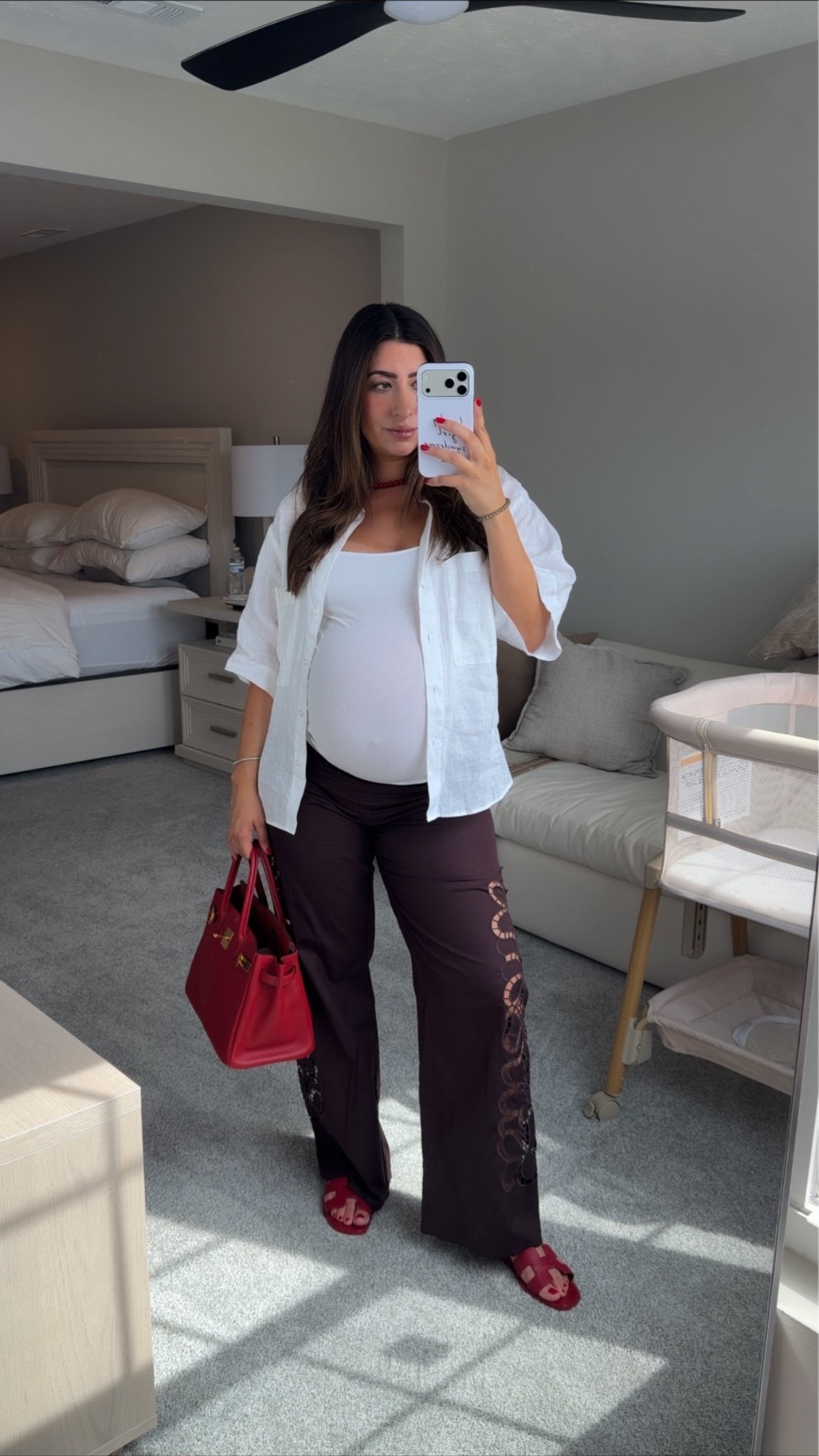 Pop of red ❤️ the perfect fit for my pregnant mamas

#LTKootd #LTKgrwm #LTKBump