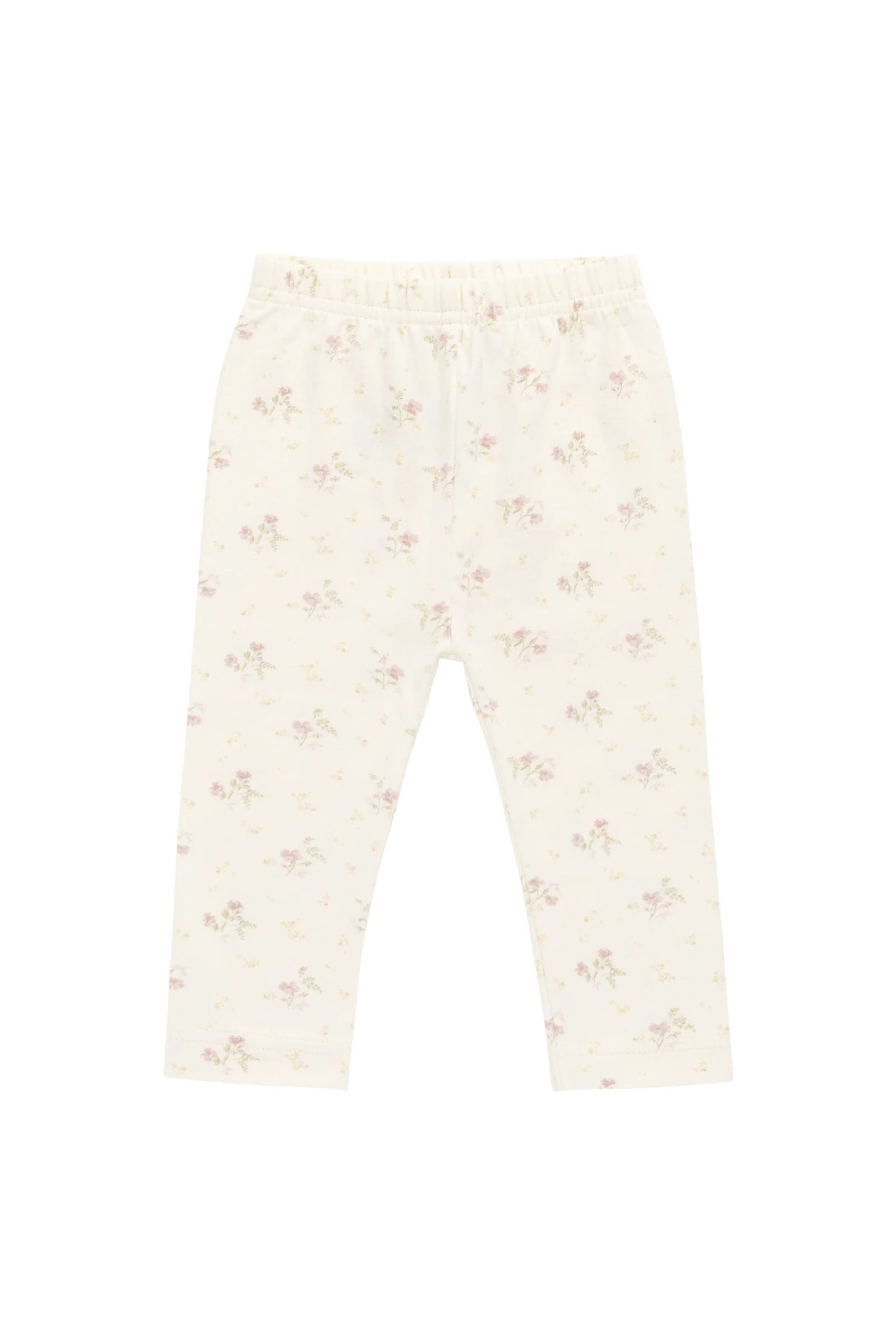 Organic Cotton Everyday Legging - Thelma Parchment | Jamie Kay