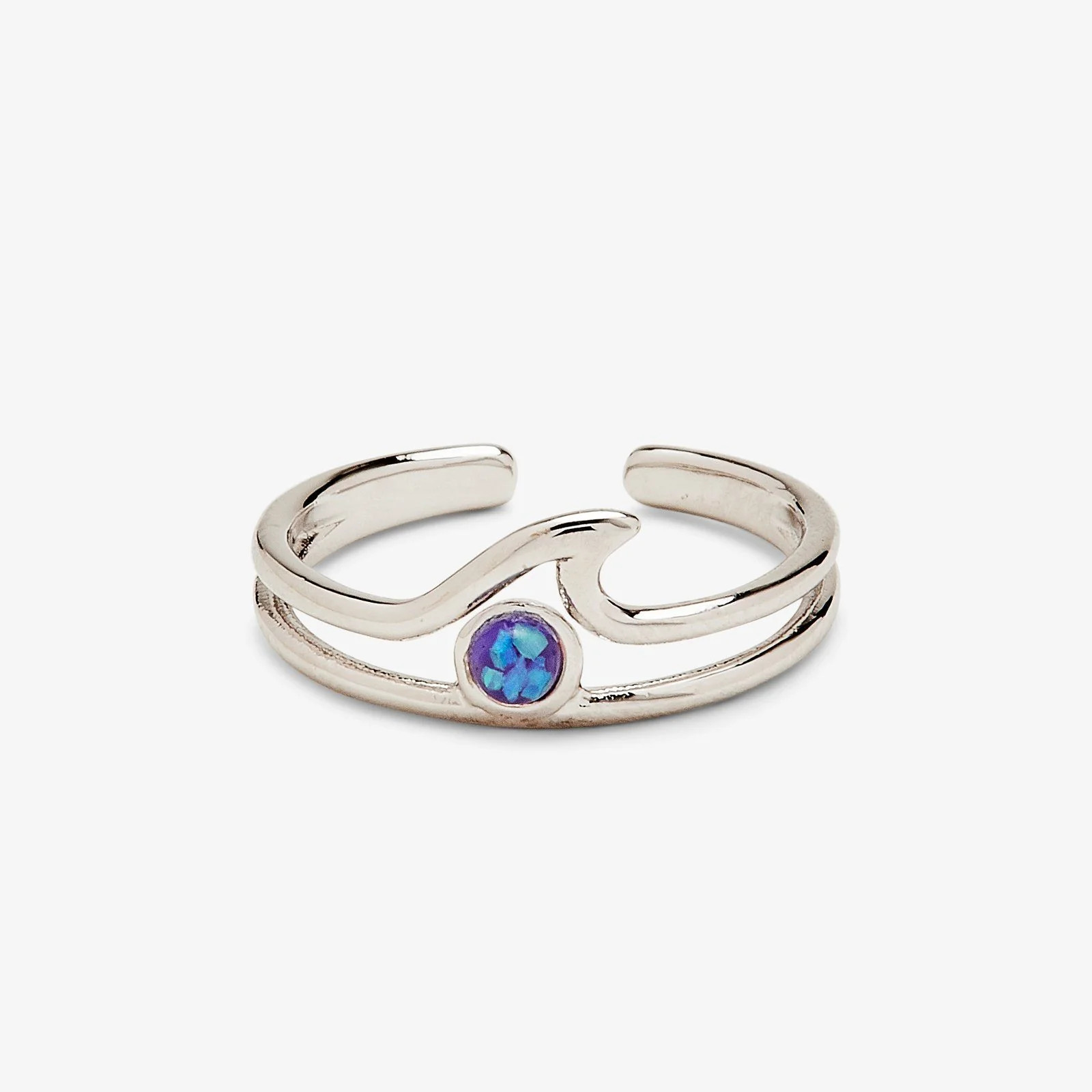 Opal Wave Toe Ring | Pura Vida Bracelets