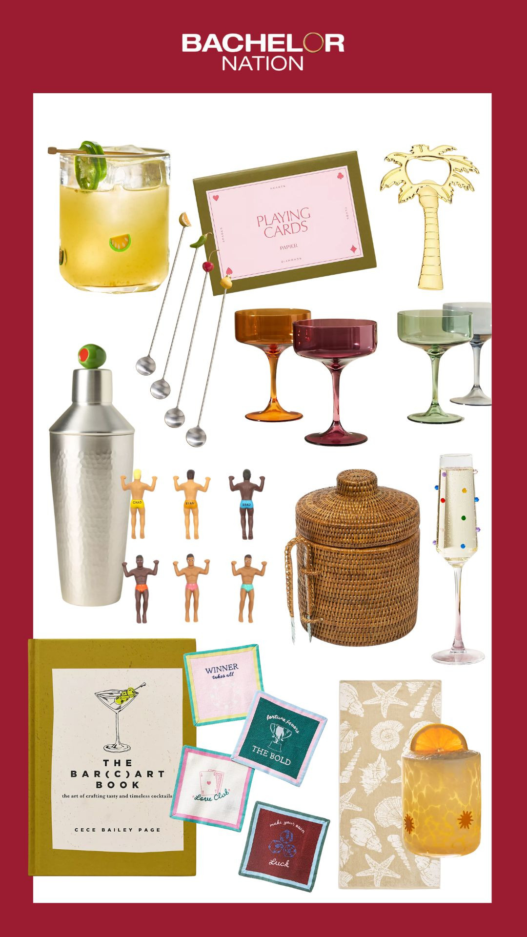 Bringing the Bachelor in Paradise bar vibes home🍹 Rounded up all the essentials for your own slice of paradise—from flirty cocktail glasses to tropical drink must-haves. Whether you’re tuning into the drama or hosting your own rose ceremony, your at-home bar is officially paradise-ready 🌴 

 

#LTKSeasonal #LTKHome #LTKStyleTip