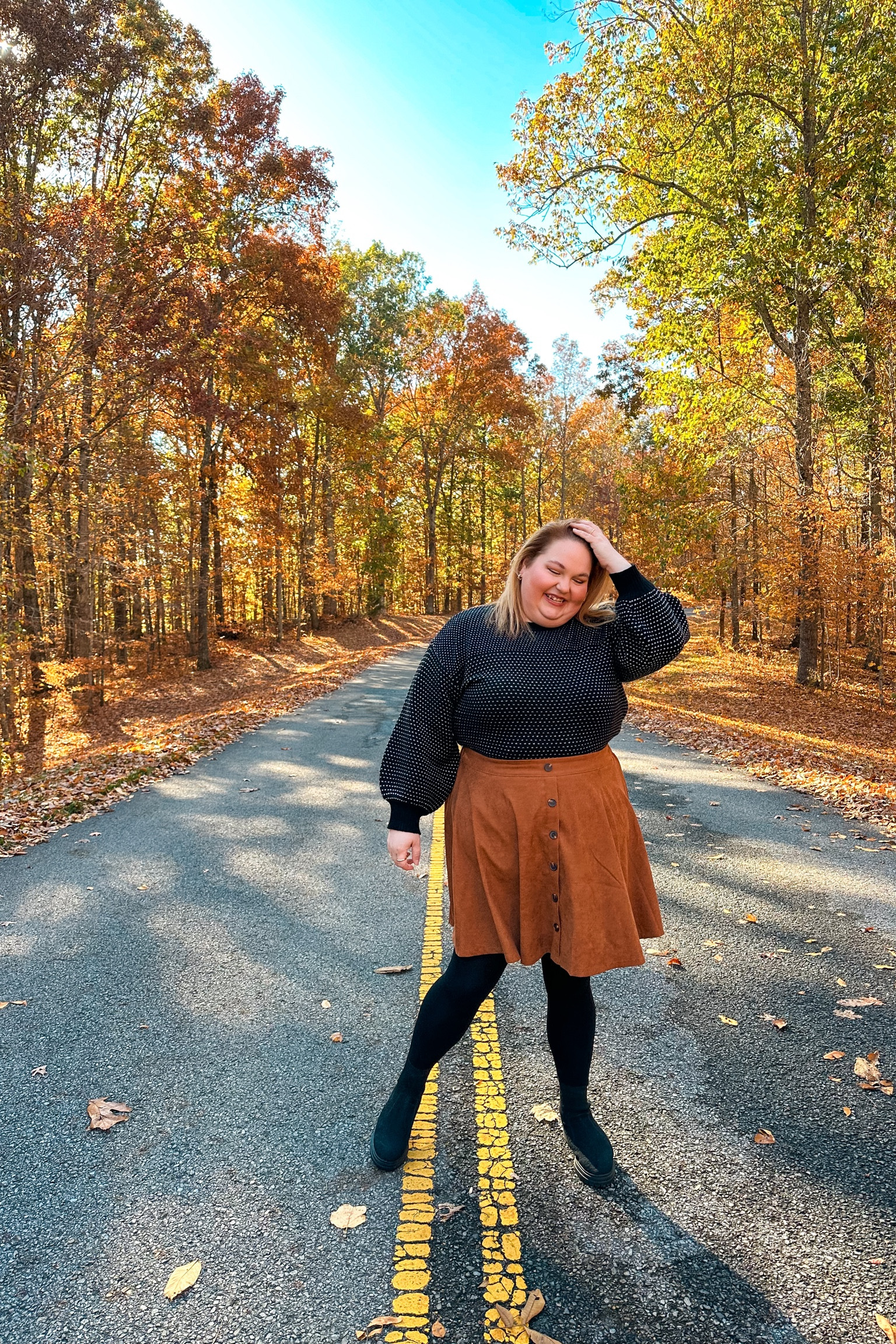 Adore this cashmere sweater and mini skirt combo for Fall 😍 The knit booties also just tie it together perfectly!

#LTKplussize