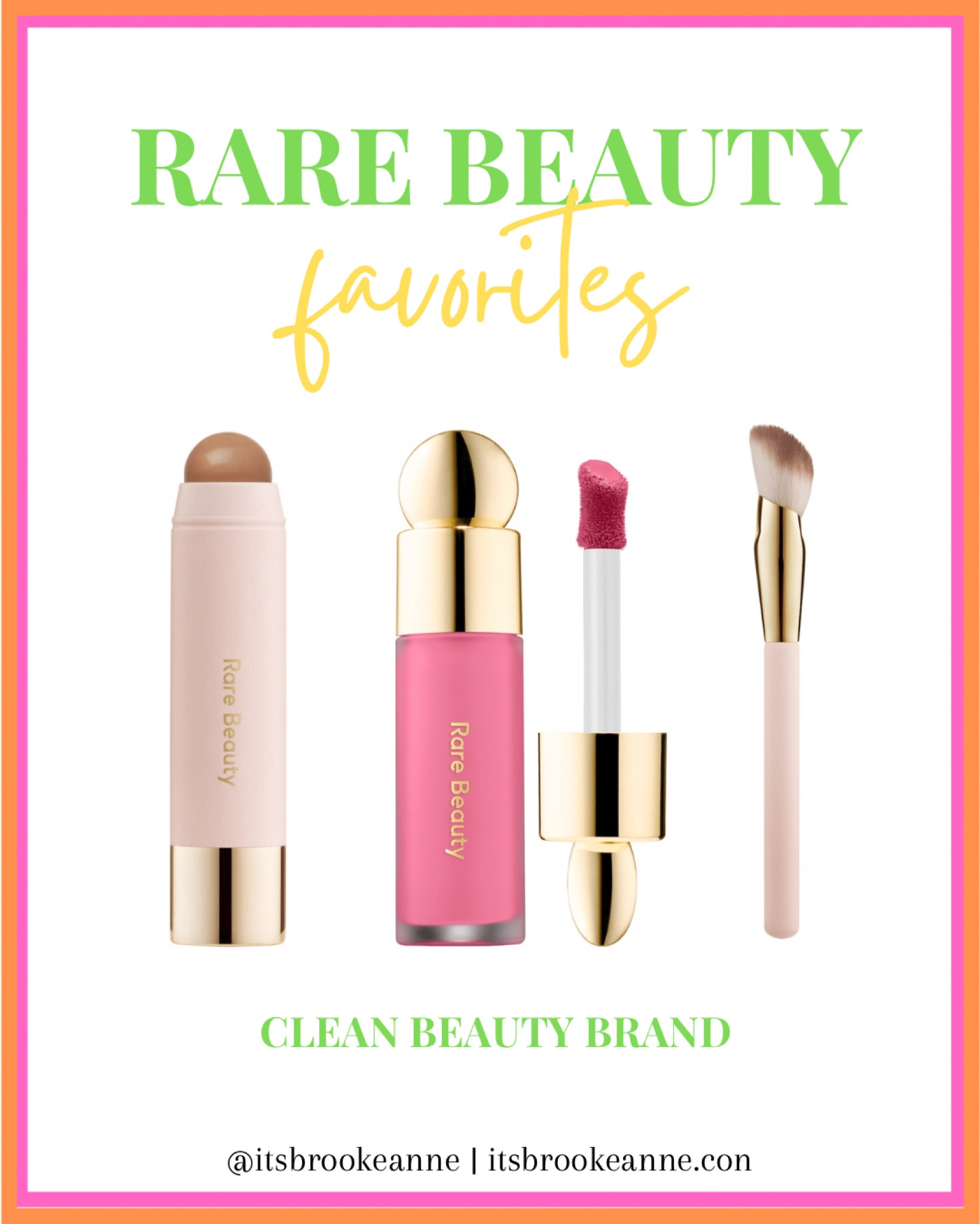 Rare Beauty is clean beauty! Loving this bronzer stick and liquid blush and blush brush. 

Bronzer Shade: Happy Sol
Liquid Blush Shade: Happy

#LTKunder50 #LTKstyletip #LTKbeauty