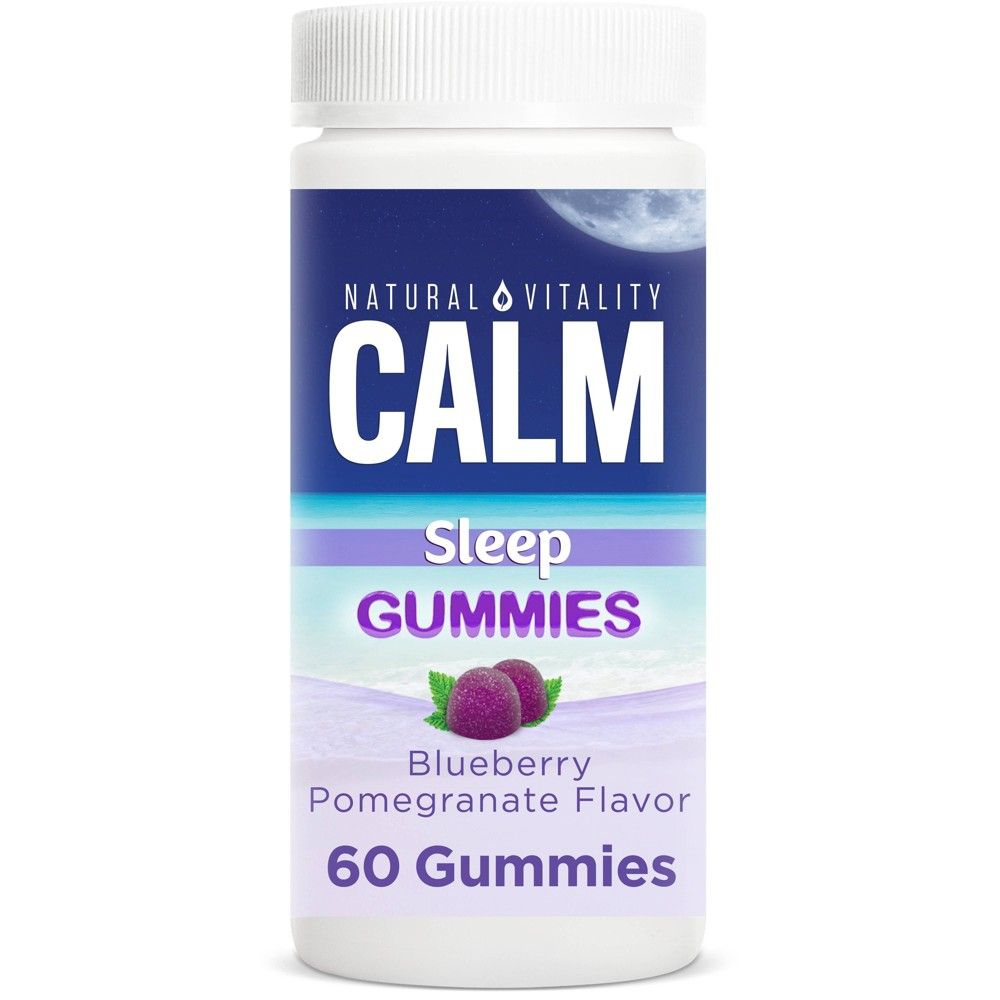 Natural Vitality CALM Sleep Gummies with Magnesium - Blueberry/Pomegranate - 60ct | Target