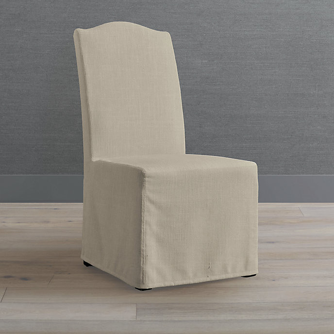 Turin Slipcovered Dining Side Chair with Stain-Resistant Fabric & Solid Wood Frame | Frontgate