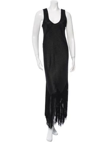 Proenza Schouler Woven Fringe-Trimmed Dress w/ Tags | The Real Real, Inc.