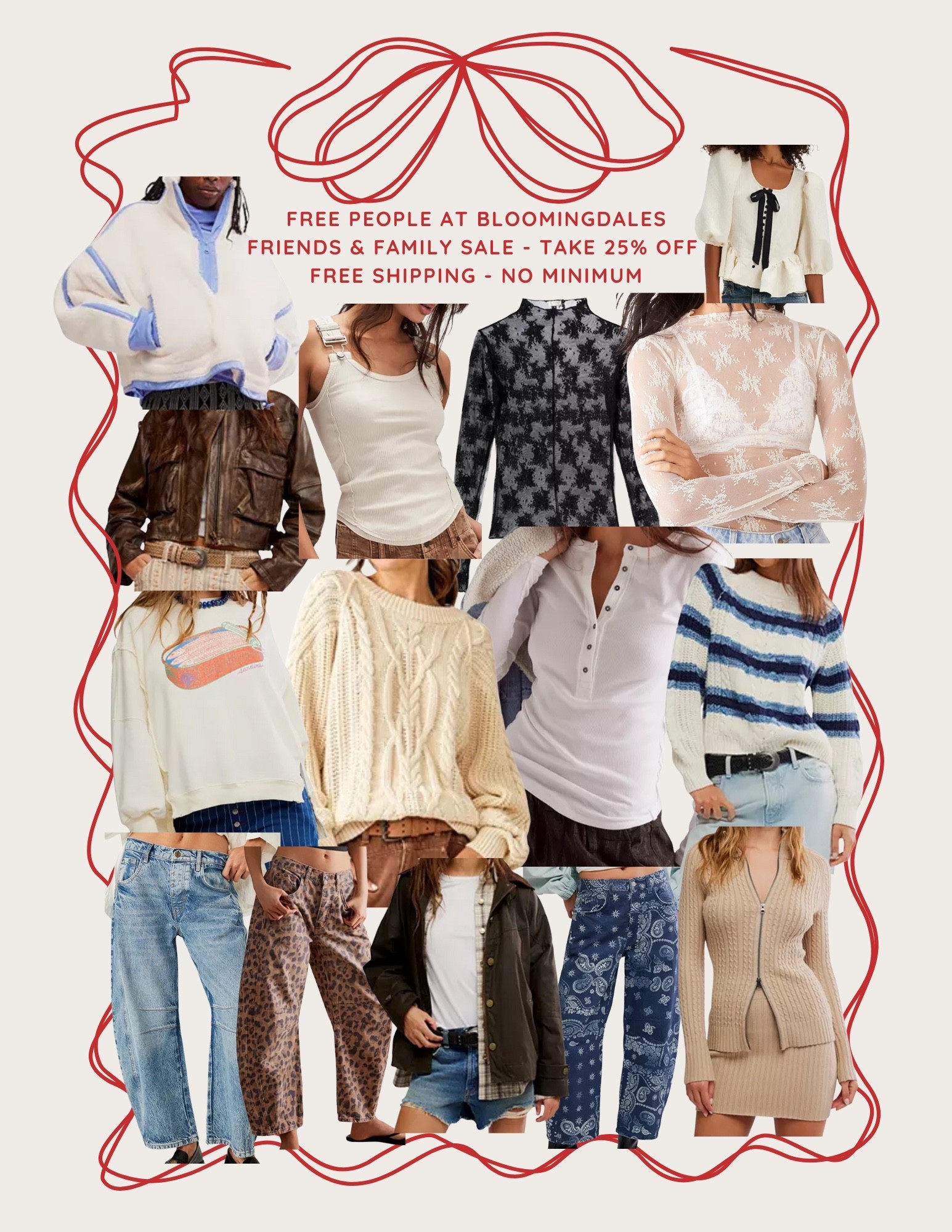 FREE PEOPLE AT BLOOMINGDALES!!!! I have both of the lace layering tops and I’m OBSESSED with barrel jeans right now 😍

#LTK12Days #12DaysofLTK

• Friends and Family - Take 25% Off 
• Free Shipping - No Minimum 

#LTKootd #LTKGiftGuide #LTKHoliday