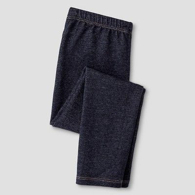 Toddler Girls' Faux Denim Leggings - Cat & Jack™ Indigo | Target