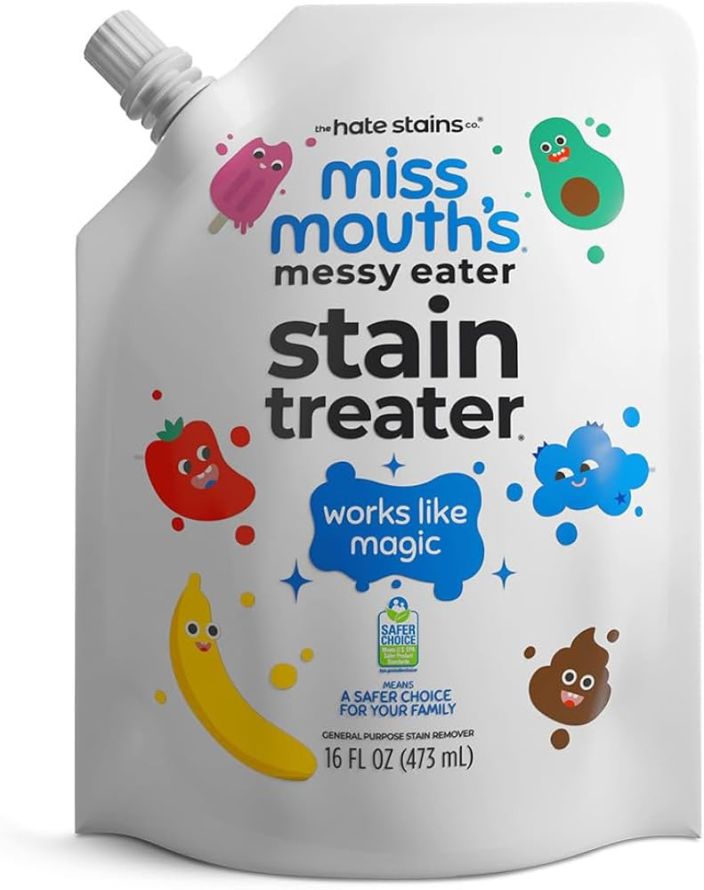 Miss Mouth's Messy Eater Stain Treater - 16oz Refill - Newborn & Baby Essentials - No Dry Cleanin... | Amazon (US)