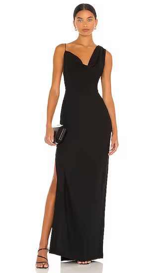 X REVOLVE Arial Gown in Black Formal Dress Revolve Dress #LTKwedding  | Revolve Clothing (Global)