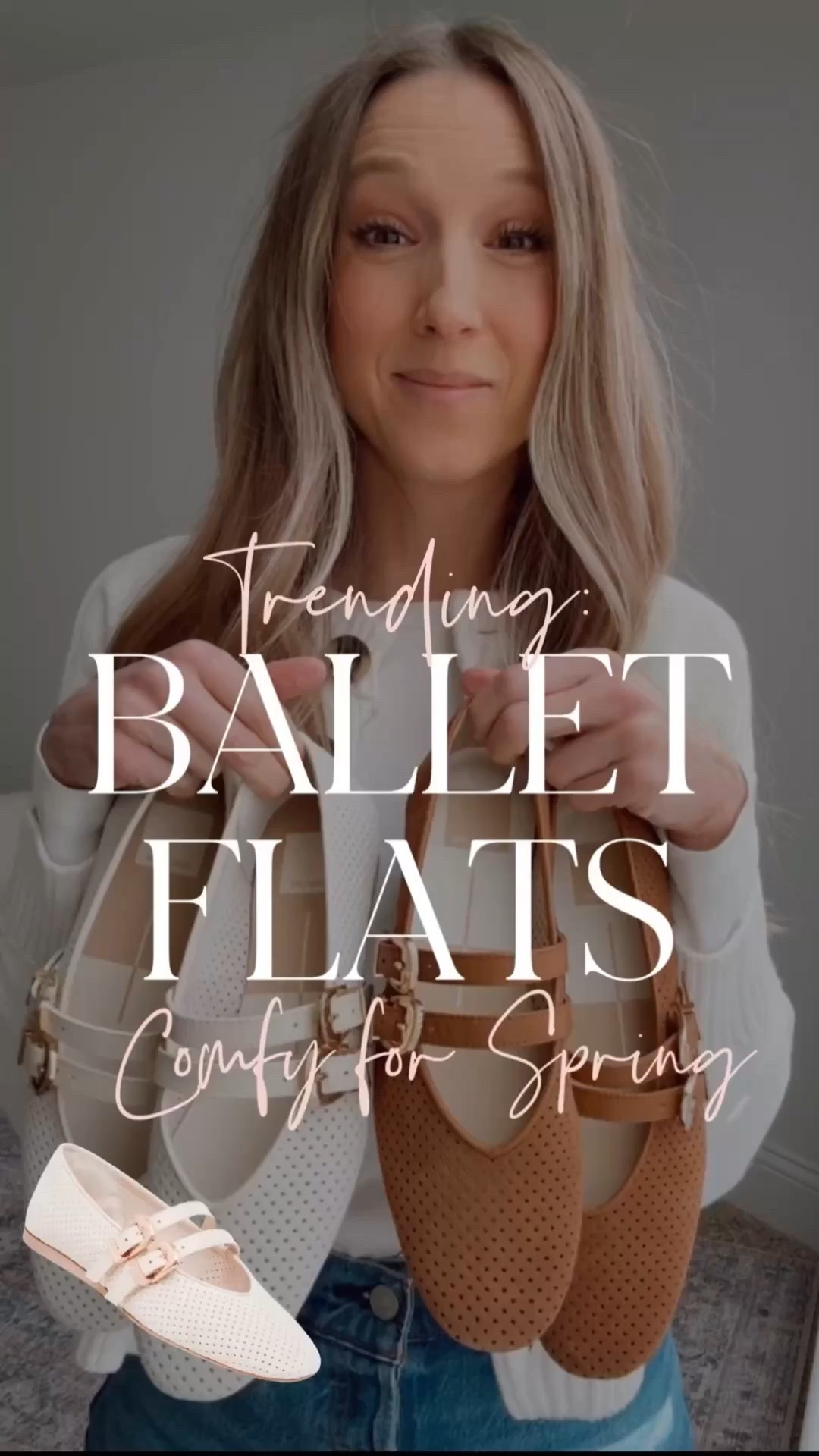 Ballet flats! Perfect as part of your spring outfit, Mary Jane sandals go great with pants, jeans, or dresses!

Sunsets and Stilettos, workwear, flats for work

#LTKShoeCrush #LTKSeasonal #LTKOver40