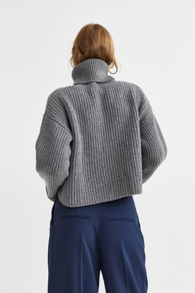 Wool-blend Turtleneck Sweater | H&M (US + CA)