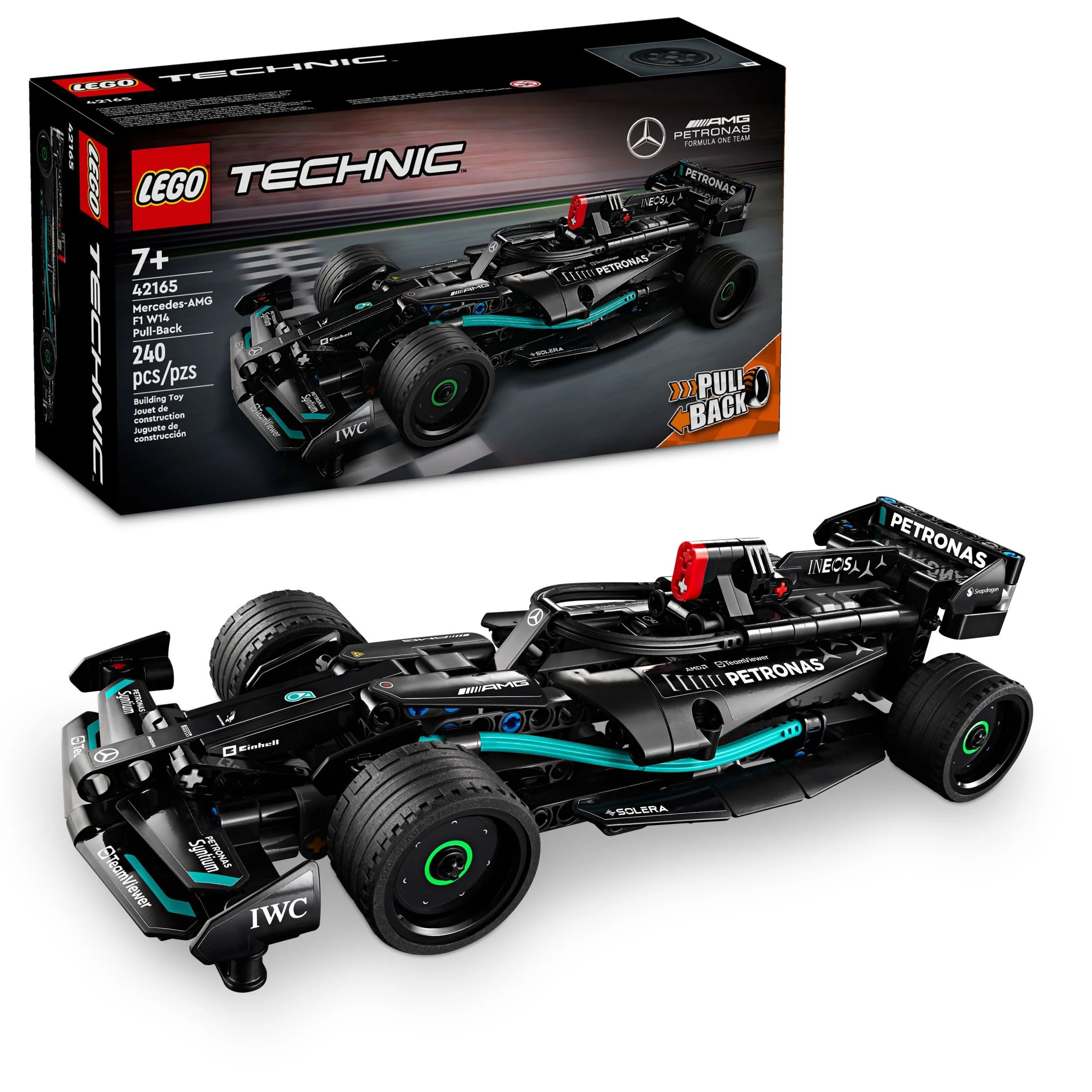 LEGO Technic Mercedes-AMG F1 W14 E Performance Pull-Back Car Toy, Detailed Mercedes Vehicle Build... | Walmart (US)