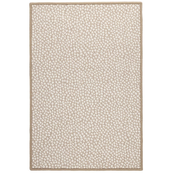 Fleck Neutral Woven Wool Custom Rug | Annie Selke