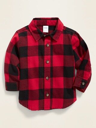 Buffalo-Plaid Twill Shirt for Baby | Old Navy (US)
