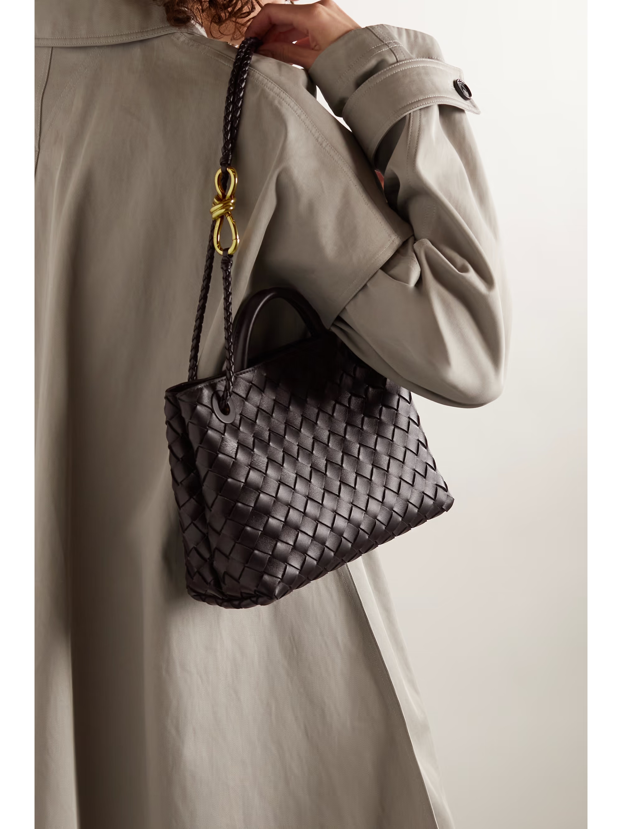 Andiamo small intrecciato leather tote | NET-A-PORTER (US)
