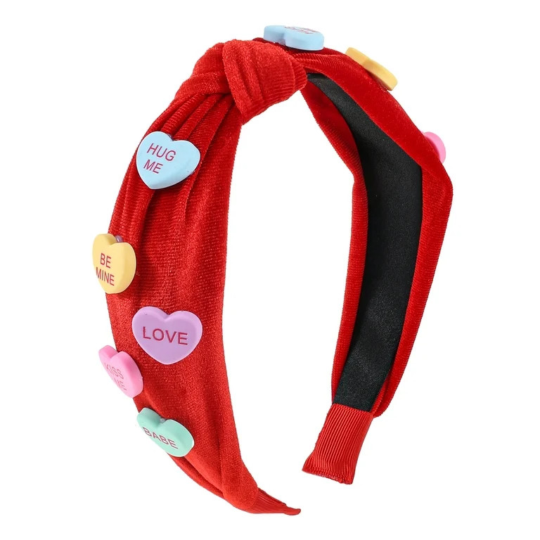 Way to Celebrate Valentine's Day Candy Heart Headband, 1 Piece | Walmart (US)