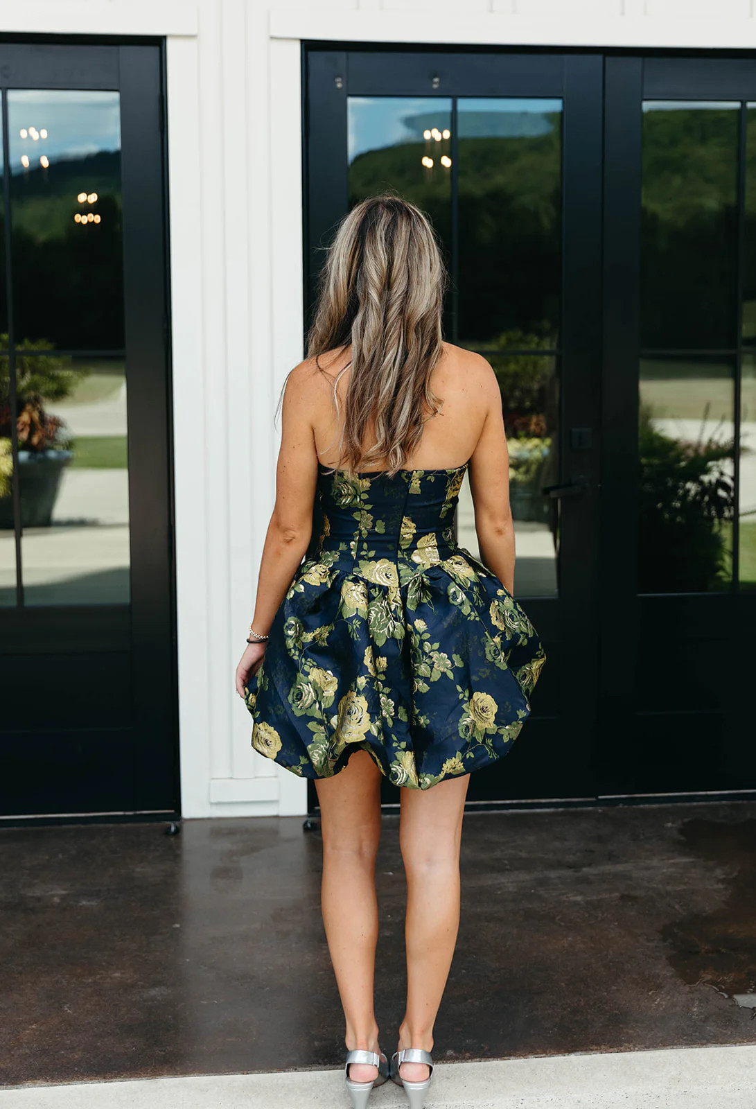 Halston Mini Dress - Navy | Triple Threads