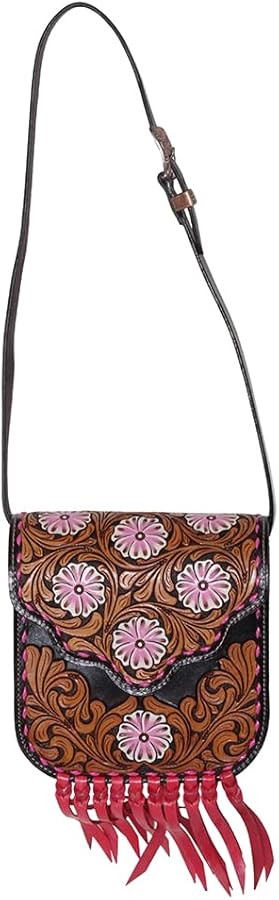 American Darling Cross Body Hand Tooled Genuine Leather Western Women Bag Handbag Purse | Messeng... | Amazon (US)