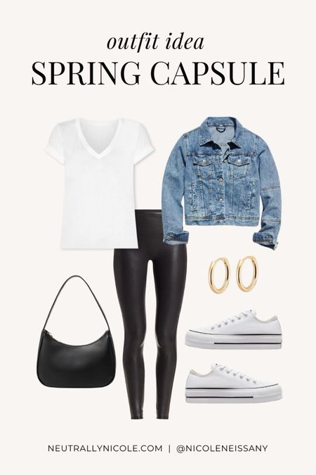 Spring capsule wardrobe outfit idea

// spring outfit, spring outfits, capsule wardrobe spring, spring fashion trends 2024, spring trends 2024, casual outfit, brunch outfit, date night outfit, school outfit, office casual outfit, work outfit, travel outfit, tank top, denim jacket, spring jacket, black leggings, faux leather leggings, spanx leggings, t-shirt, basic tee, white tee, gold hoop earrings, purse, handbag, converse sneakers, converse low top sneakers, white sneakers, neutral sneakers, Abercrombie, Converse, Amazon fashion, Revolve, Lulus, neutral outfit, neutral fashion, neutral style, Nicole Neissany, Neutrally Nicole, neutrallynicole.com (3.7)

#liketkit #LTKfindsunder50 #LTKitbag #LTKtravel #LTKshoecrush #LTKsalealert #LTKstyletip #LTKfindsunder100 #LTKSpringSale #LTKSeasonal