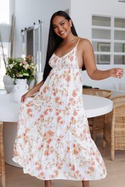 Amarlie Dress - White Floral | Petal & Pup (US)