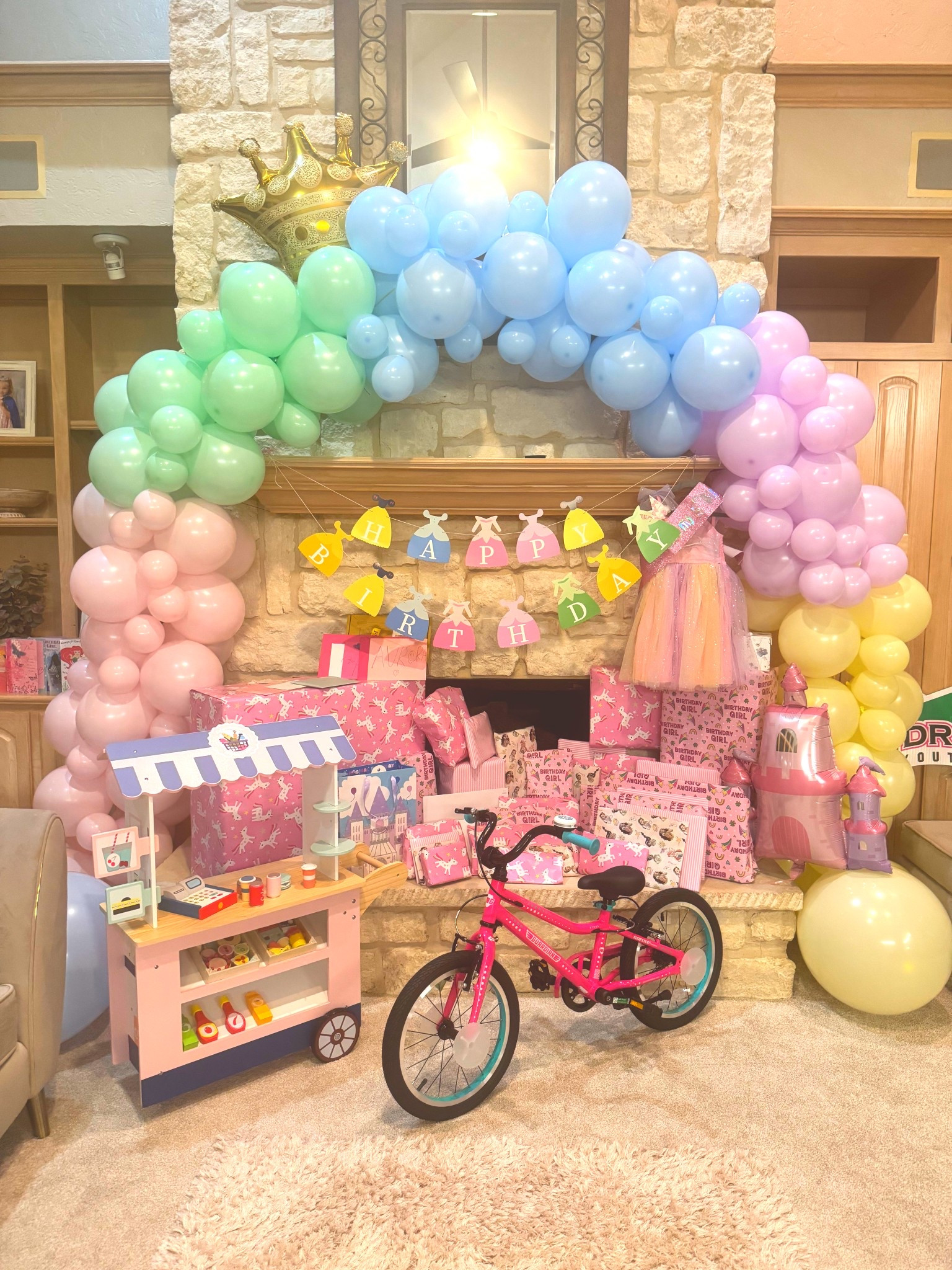 Easy kids birthday party set up 

Balloon arch. Five birthday. Fifth birthday. Girls birthday. Girls gifts  

#LTKHome #LTKParties #LTKKids