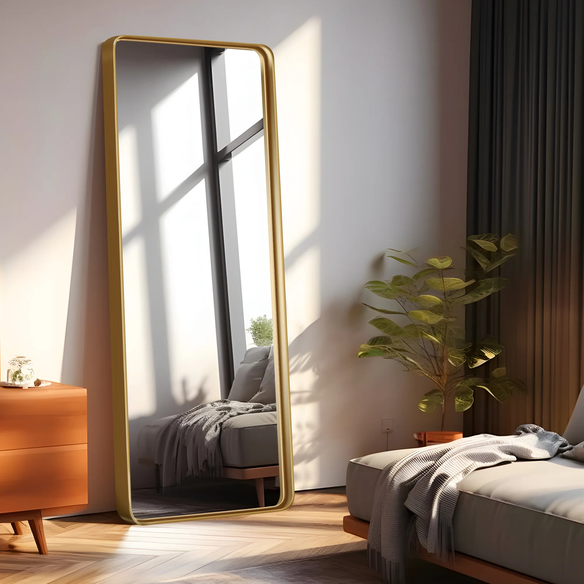 Anduena Metal Rectangle Mirror | Wayfair North America
