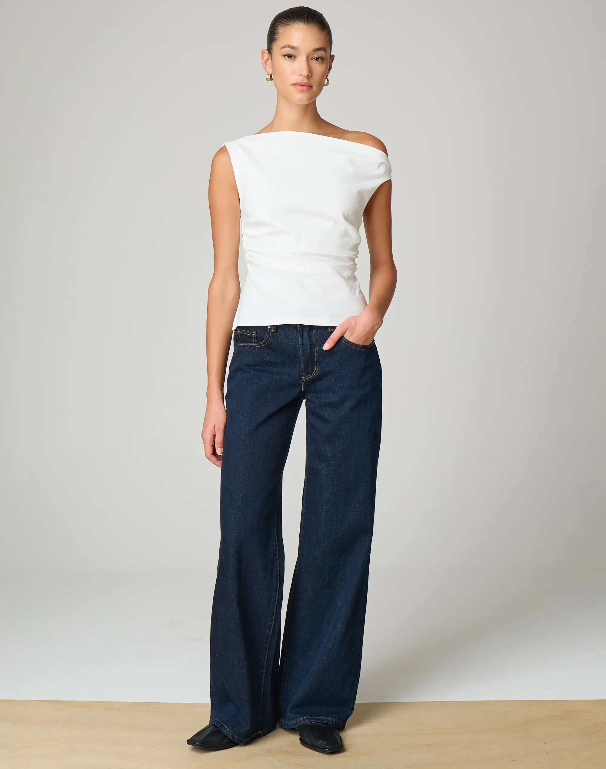 Off Shoulder Ruched Top | Glassons (Australia)