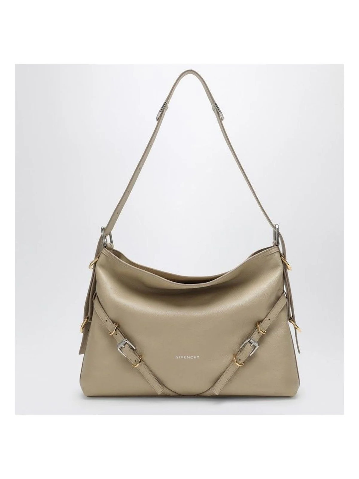 Givenchy Women's Medium Voyou Bag in Beige | BB50SSB1Q7 | LOZURI