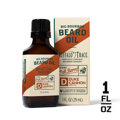 Duke Cannon Supply Co. Big Bourbon Men's Beard Oil - 1 fl oz | Target