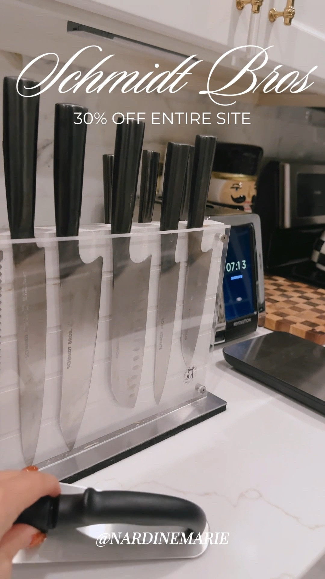 ** Quick note — Schmidt Brothers’ official site isn’t on LTK, so I linked another retailer with this same brand so you can see different styles, finishes & price points all in one place. If you’re shopping the 30% off sale- Head to their site directly for the best deal!**

I’ve had my Schmidt Brothers knife set for YEARS & it’s still one of the most-used things in my kitchen 🤍
Sharp, durable & honestly such a timeless countertop piece!
WE. LOVE. IT!!!!!!! 

This brand rarely runs sales, so the fact that it’s 30% OFF RIGHT NOW IS A BIG DEAL
If you’re still shopping Christmas gifts (or upgrading your own kitchen), do not wait — this is one of those gifts people actually use every single day!

Perfect for home cooks, newlyweds, housewarmings, or anyone who loves a beautiful + functional kitchen
GRAB IT BEFORE THE SALE ENDS
Shop it on my LTK & get your gifts checked off early!

Schmidt Brothers knife set, kitchen knives, knife block set, stainless steel knives, holiday gift idea, kitchen essentials, countertop decor, chef knives, home cooking, christmas gifts

#KitchenFinds #KitchenEssentials #HolidayGifts #ChristmasShopping #GiftIdeas #HomeKitchen #KitchenDecor #ChefLife #CookingAtHome #LTKGifts #SaleAlert

#LTKGiftGuide #LTKHome #LTKSaleAlert #LTKHoliday