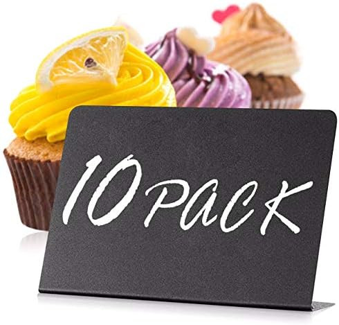 10 Pack Mini Chalkboard Signs 4"x3" for Food - Party - Buffet - Tables - Wedding - Bakery - Small... | Amazon (US)