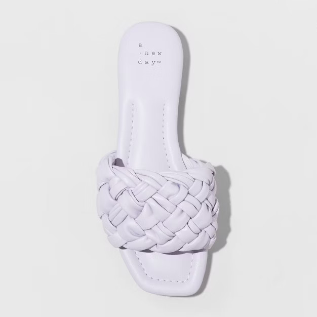 Women's Carissa Woven Slide Sandals - A New Day™ | Target