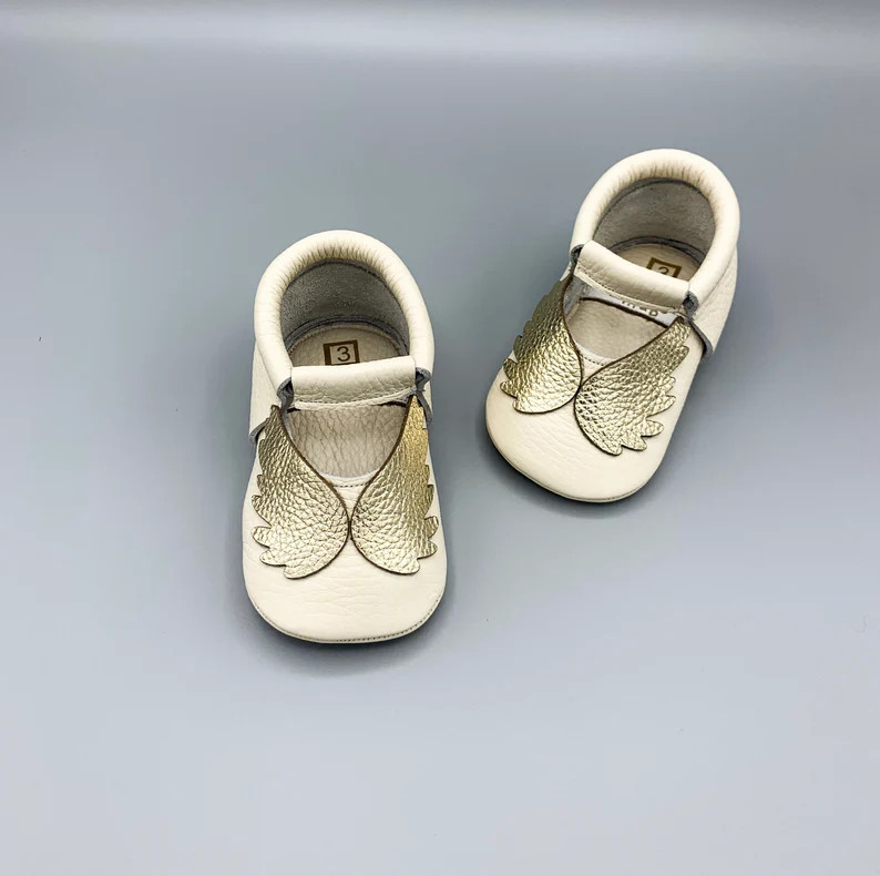 Off-white Mary Janes, Angel Wings Mary Jane Shoes, Soft Sole Mary Janes, Special Occasion Shoes f... | Etsy (Global)
