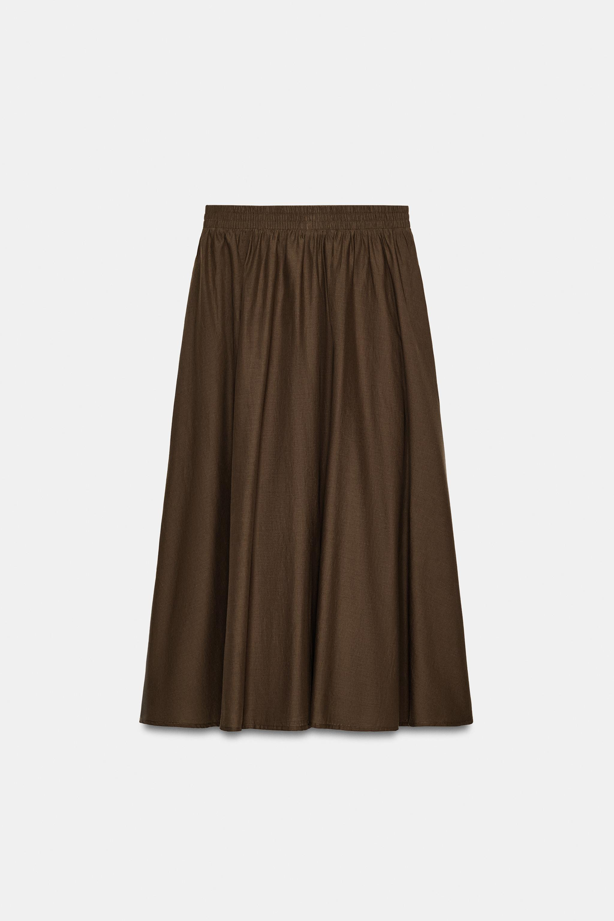 LAYERED MIDI SKIRT | Zara US