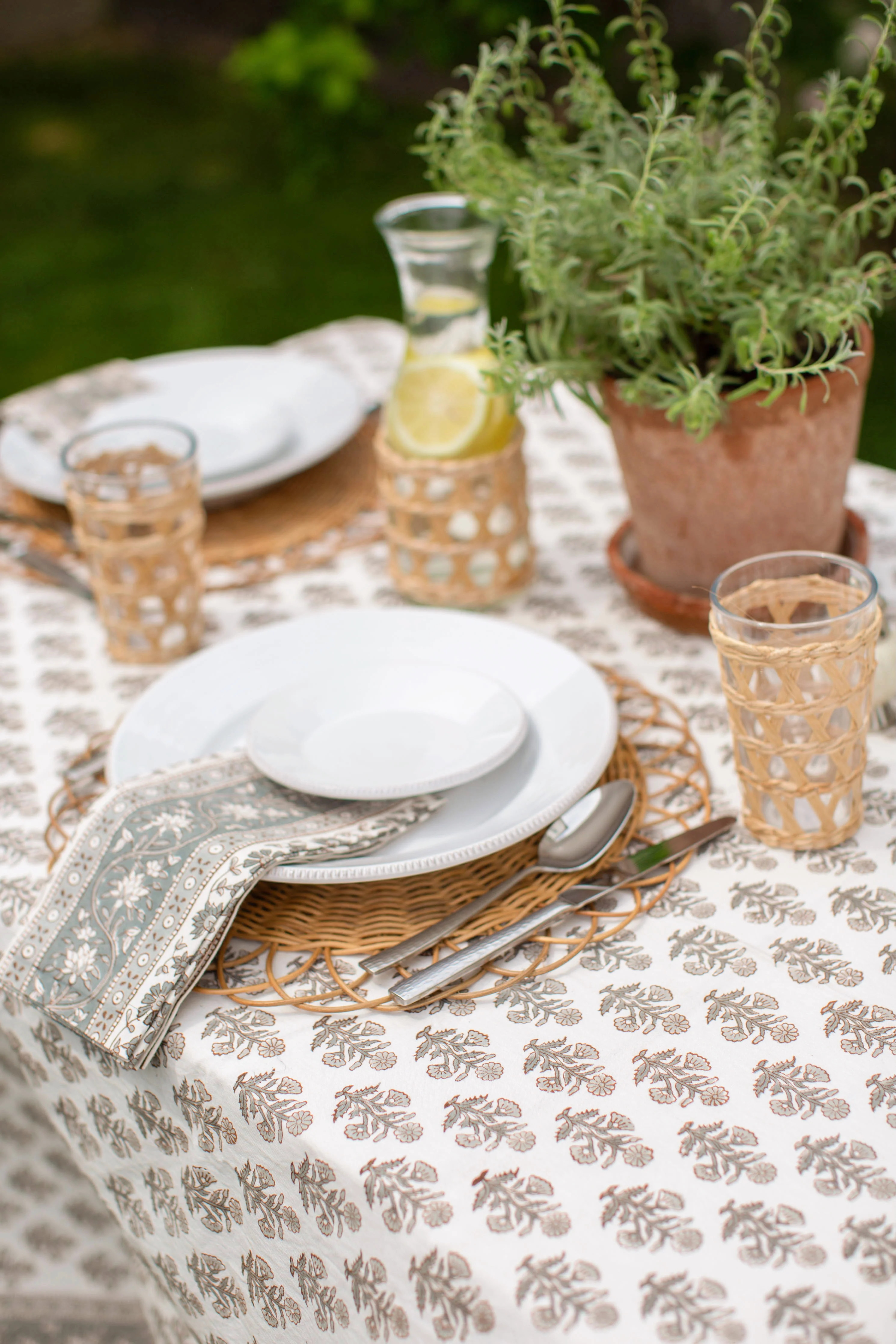 Tablecloth - Sage Primrose | Marea