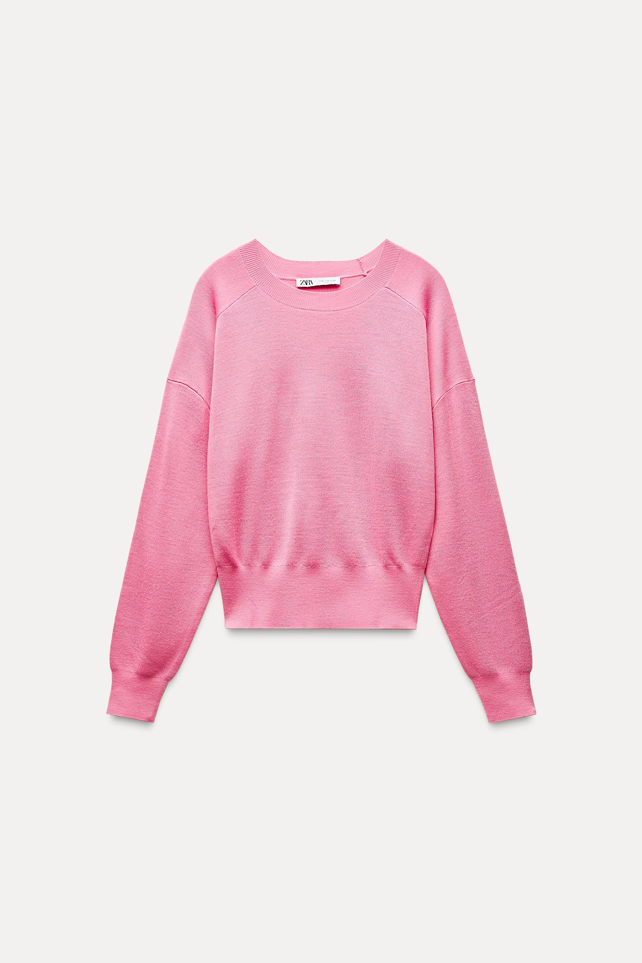 BASIC WOOL BLEND KNIT SWEATER | Zara US