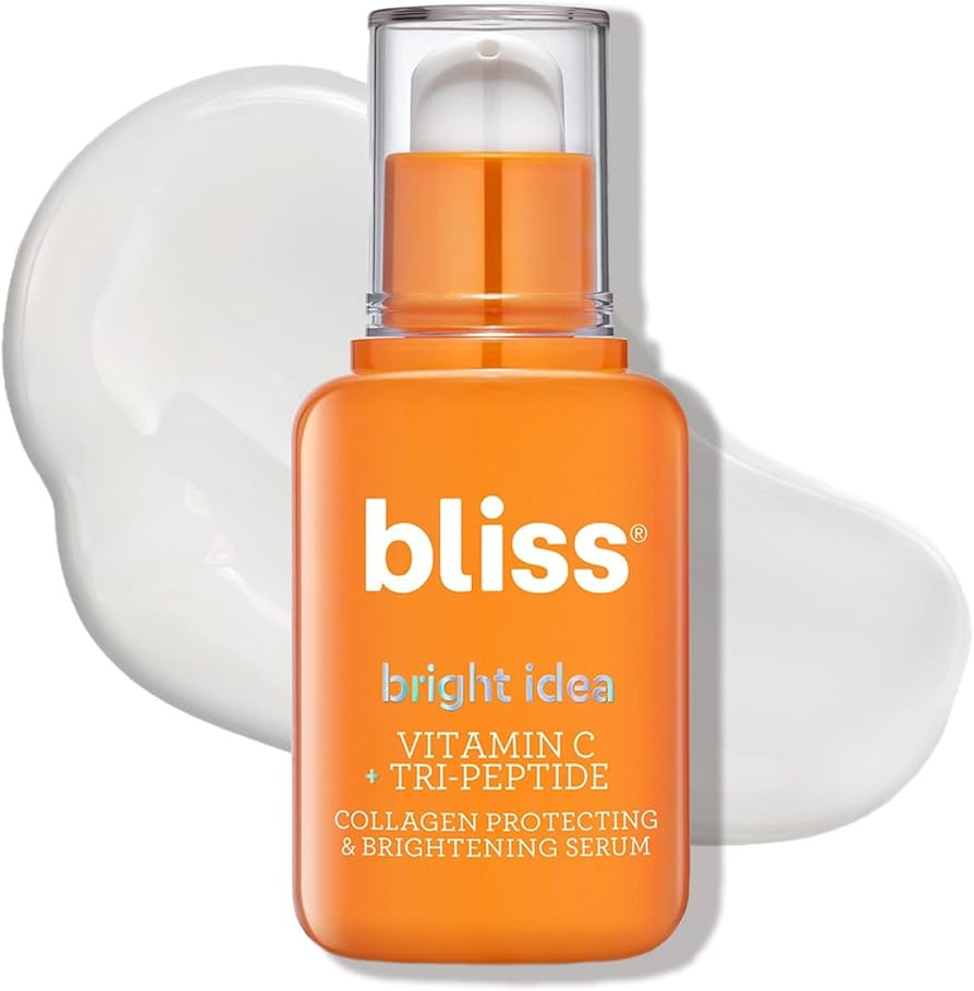 Bliss Bright Idea Vitamin C + Tri-Peptide Brightening Serum - 1 Fl Oz - Hydrating Illuminating Fa... | Amazon (US)