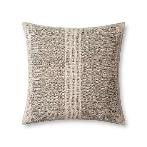 Loloi Angela Rose x Dusk Collection PAR0005 Charcoal/Ivory 18'' x 18'' Cover Only Pillow | Amazon (US)