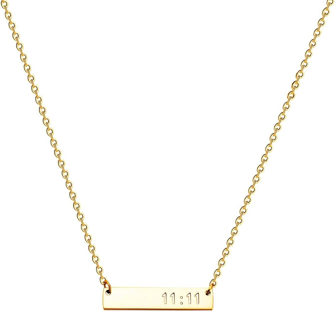 11 11 Angel Numbers Necklace Make A Wish Gift for Women Teen Girls | Amazon (US)