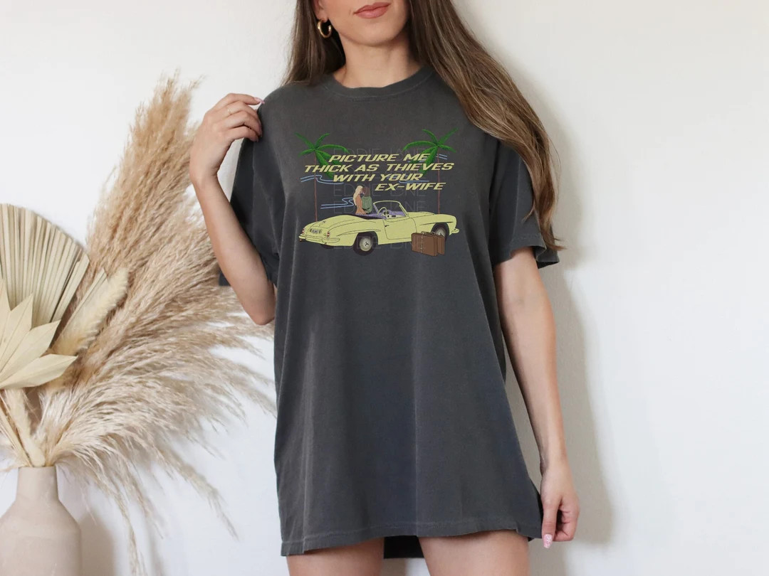 picture me with your ex-wife comfort colors tshirt | Etsy (US)