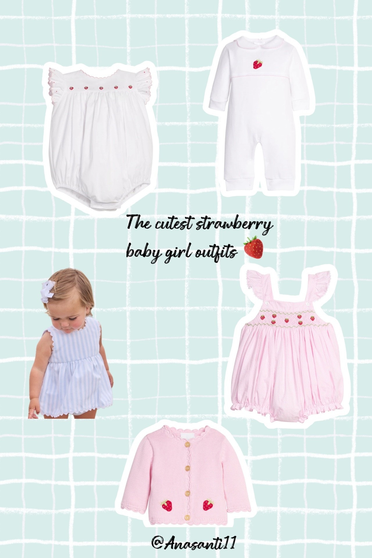 The sweetest strawberry baby girl outfits for spring 🍓 These classic smocked styles are perfect for Easter, spring photos, and everyday sweetness. The most adorable heirloom-inspired baby girl dresses and sets you’ll want for the season.


little english baby girl outfits, strawberry baby girl outfit, smocked baby dress, baby girl spring outfits, heirloom baby clothes, classic baby clothing, baby girl easter outfit, boutique baby girl outfits, southern baby style


#LTKbaby #LTKkids #babygirloutfits #springbabyoutfit #smockeddress #babyboutique #babyfashion #easteroutfit #classicbaby #babygirlaesthetic #strawberryprint #springbabystyle 🍓🌸 #littleenglish #h&mbabygirlclothes 

#LTKBaby #LTKSeasonal #LTKootd