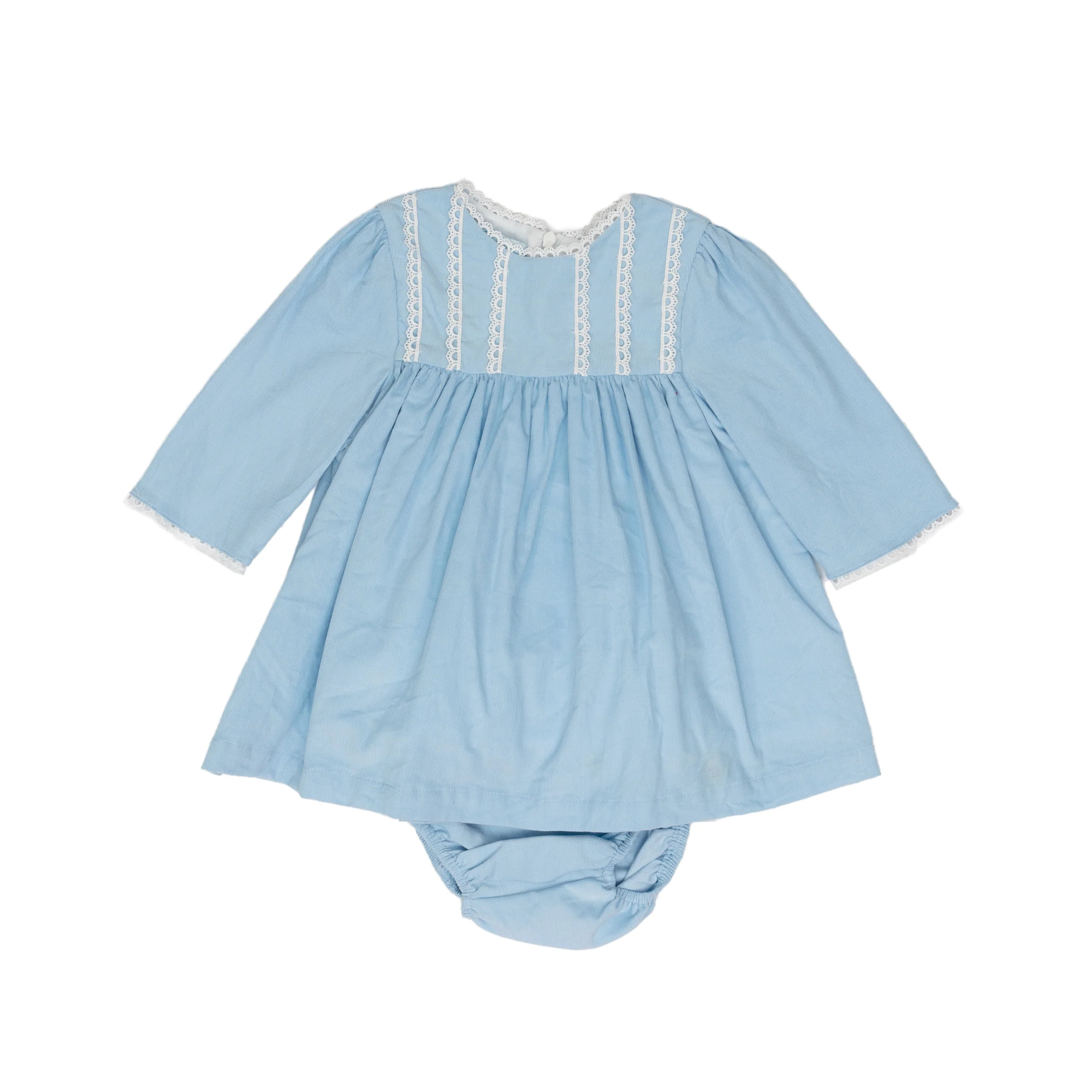 Brie Blue Cord Bloomer Set | The Oaks Apparel Company