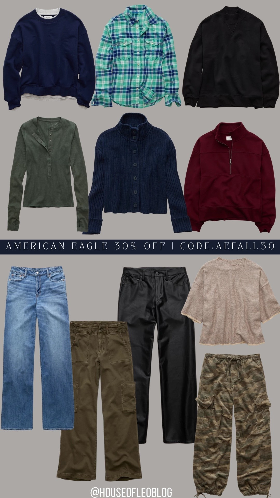 Code: AEFALL30. 30% off stackable code at American Eagle! @ae

#LTKSaleAlert #LTKPetite #LTKOver40