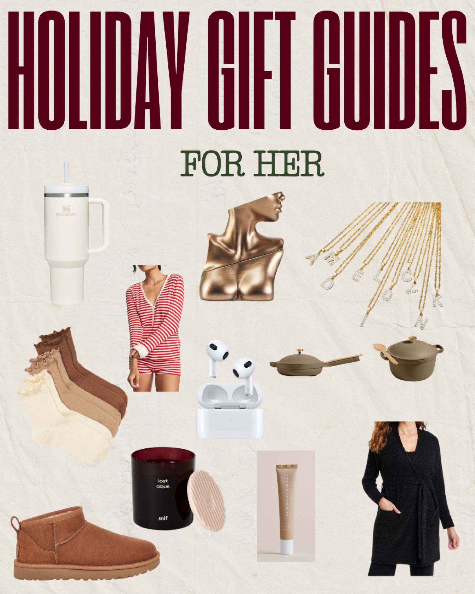 Holiday Gift Guides: For Her 🎁

#LTKHoliday #LTKGiftGuide #LTKCyberWeek
