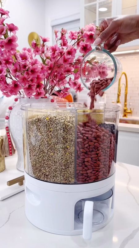 I can't tell you how handy this dispenser has been. Instead of having your grains in different bags, this can house up to 6 different grains and I love that 
It's huge especially for large families 👌


#LTKFamily #LTKHome #LTKItBag