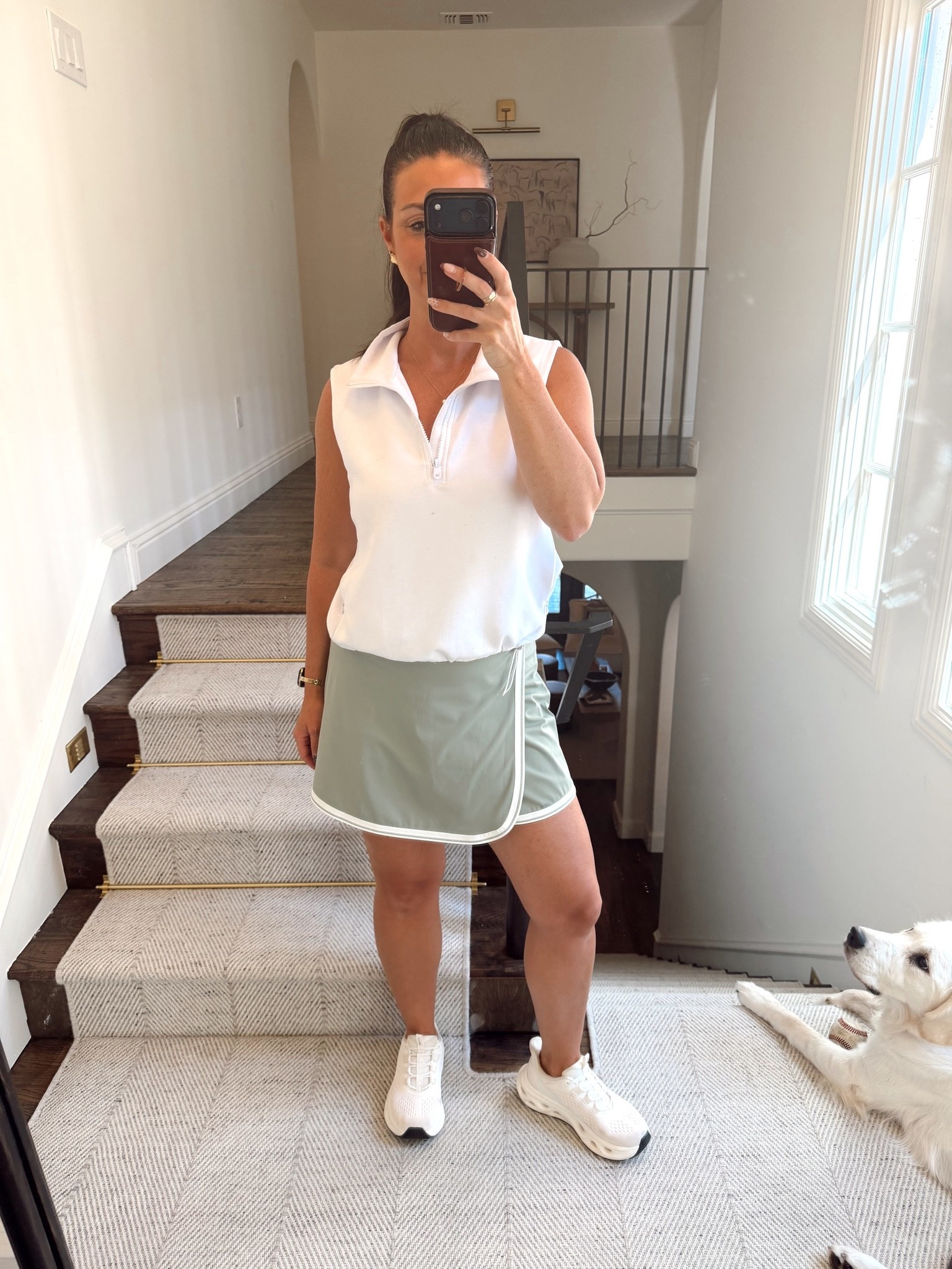 Cutest athletic outfit from Amazon! Golf, tennis or just want to be comfy. This skirt is SO GOOD!

#LTKOver40 #LTKfitnessgoals #LTKActive