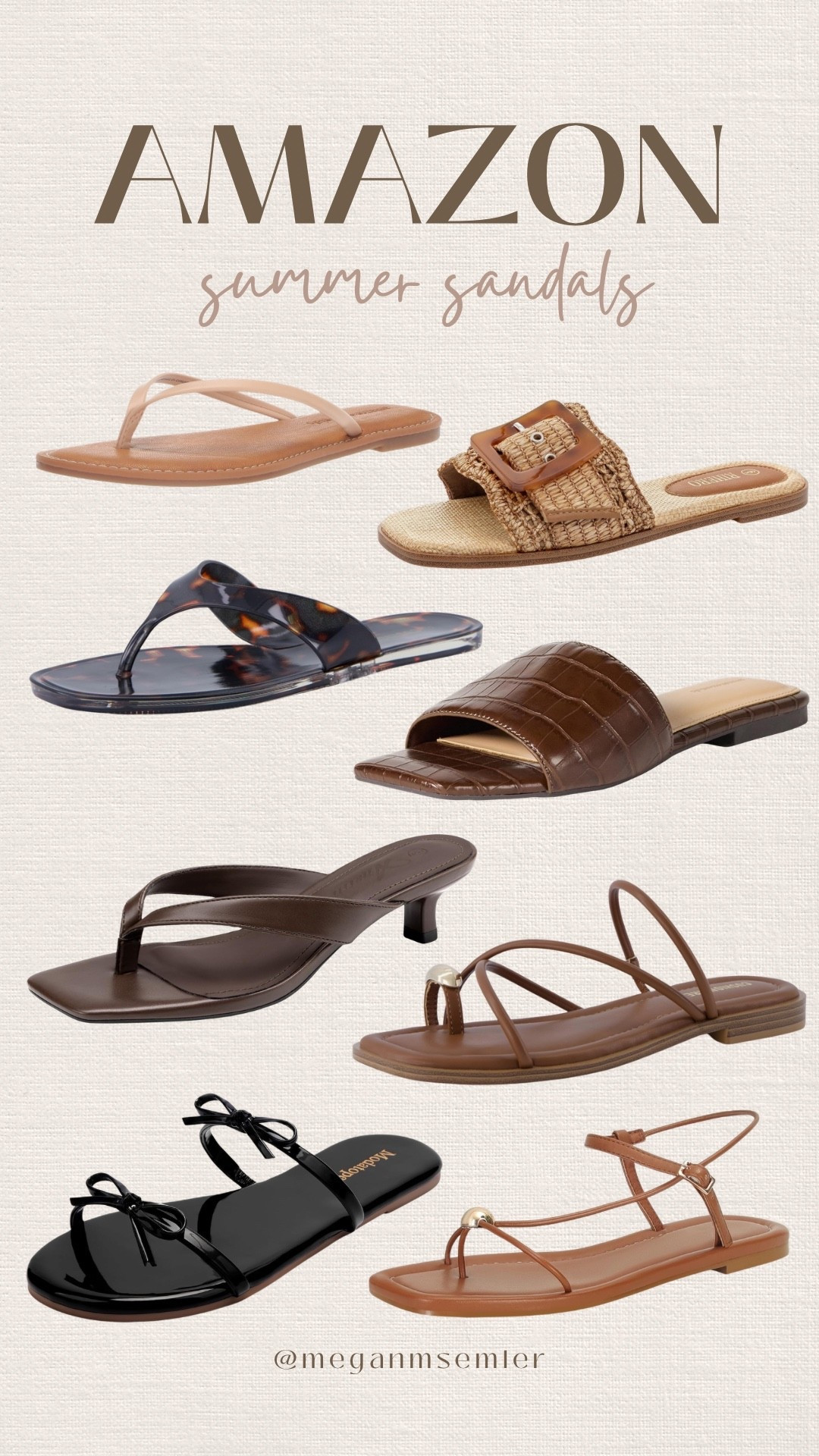 Amazon summer sandals

#LTKgrwm #LTKootd #LTKSeasonal