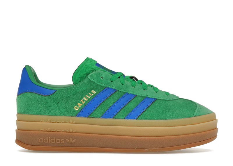 Adidas Gazelle Bold Blue Gum (Women's) Sneakers in Green | StockX